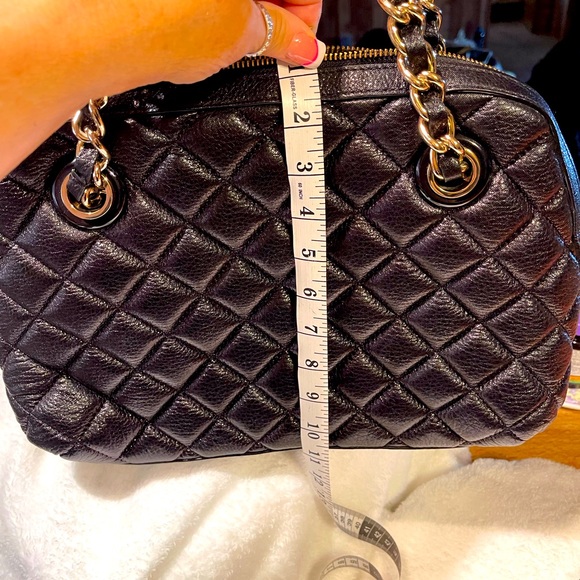 Kate Spade Goldcoast Georgiana Quilted BLK Satchel - Picture 7 of 16